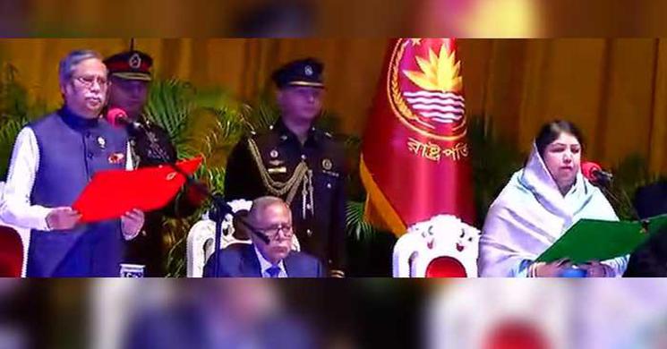 রাষ্ট্রপতি হিসেবে শপথ নিলেন মো. সাহাবুদ্দিন