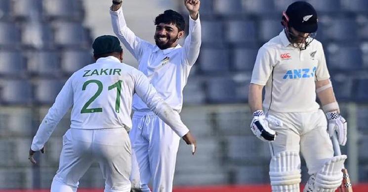 টাইগারদের বিপক্ষে ৭ রানের লিড পেল নিউজিল্যান্ড