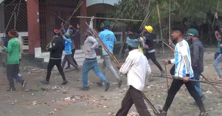 গায়ে ধাক্কা লাগায় ব্রাহ্মণবাড়িয়ায় সংঘর্ষে আহত ৩০