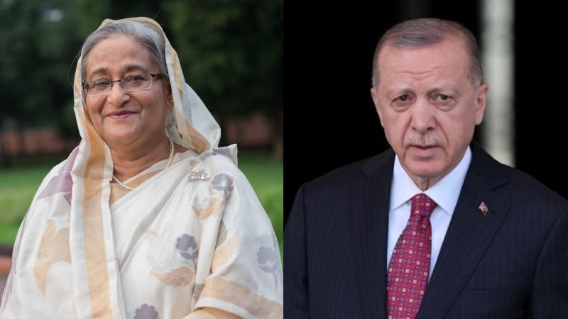 শেখ হাসিনার সঙ্গে ফোনে এরদোগানের কথোপকথন